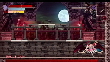 Doujin game bloodroot boss fight