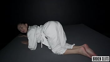 Tight judoka teen manhandled