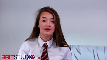 British teen makes fun of your tiny cock