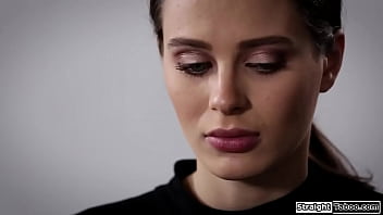 Stepbrother gets the control over the household on stepparents will and dominates teen stepsister to big tits babe blows him and gets fucked