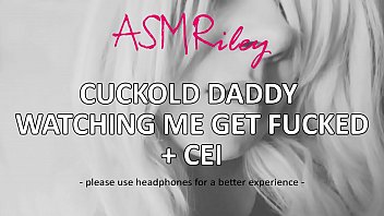 Cuckolding and making him eat cum cei
