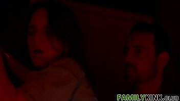 Horny teen fucked perv stepdad