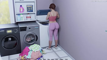 Heart problems 13 by xenorav omg his big ass busty milf stepmom looks so hot while doing laundry he seduces and kisses hot big ass milf