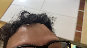 My stepcousin's slutty bitch gives me good service in the shower when our parents are not at home