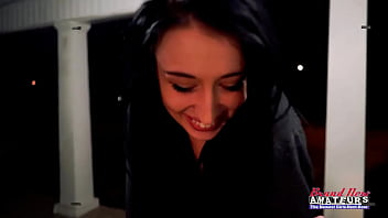 Brunette hottie olyssia finger fucks her pussy and sucks a hard cock