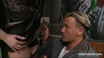 Donna bell lets a guy fuck her ass hard in a back alley