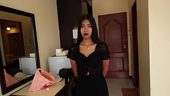 Demure little slut gets creampie