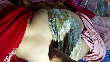 Indian housewife enjoy her sexy butt grab by lover
