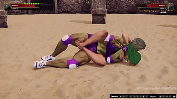 Jennifer vs alyssa nf3d female mma femdom combat