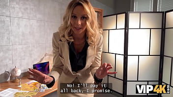 Vip4k curvy chick fucked her money up and used her pussy to solve it hot sex with karina king & denis marti