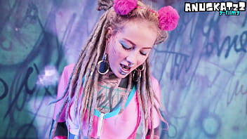 Tattoo slut solo dp with toys anal masturbation & atm