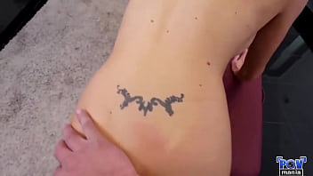 Miles long's cums on ember reigns' hands after sloppy blowjob