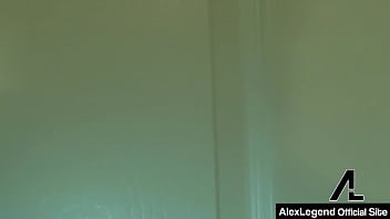 Leah lee removes her blue lingerie to fuck alex legend's fat cock