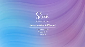 Chantal squirt with her new sex toy