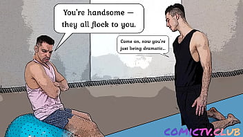 Oliver & willy at the gym