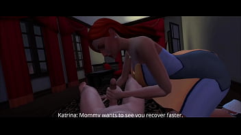 Step mother katrina caliente surprises me in the middle of the night