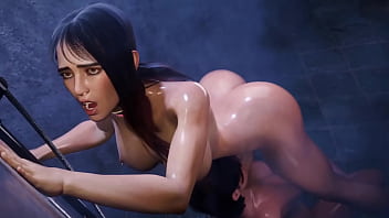 A sexy futa dominates and brings her to orgasm 3d hentai game animation