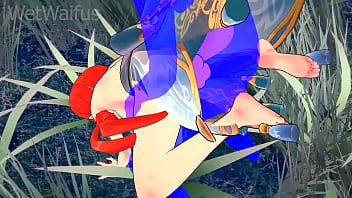 Nilou's tasty pussy is rammed until she squirts genshin impact hentai