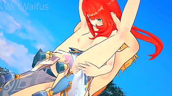 Nilou's tasty pussy is rammed until she squirts genshin impact hentai