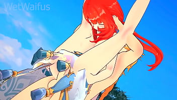 Nilou's tasty pussy is rammed until she squirts genshin impact hentai