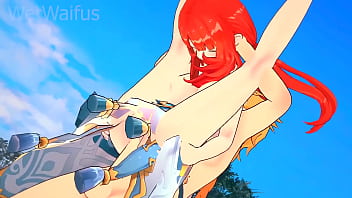 Nilou's tasty pussy is rammed until she squirts genshin impact hentai