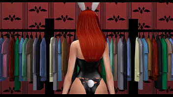 Cartoon whore jessica rabbit milf in bunny outfit