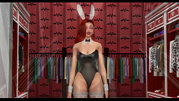Cartoon whore jessica rabbit milf in bunny outfit