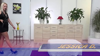 Wetandpuffy kinky babe jessica diamond enjoys vibrator play in this sex toy so