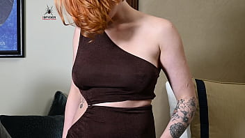 Kat dressing and undressing trying on multiple outfits