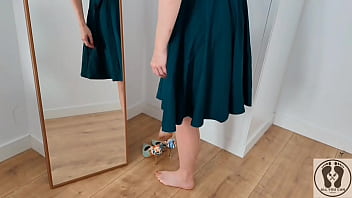 Milf alice maze vintage lingerie green dress cei sex swing