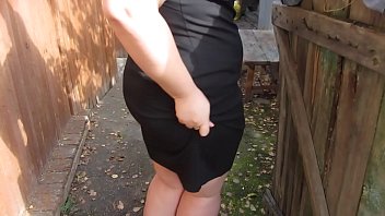 When The Hairy Pussy Pisses The Fat Ass Starts To Farting A Lot Of Urine On The Street In Public Places thumbnail