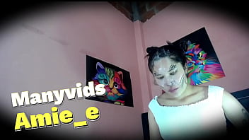 Whore destroying his throat