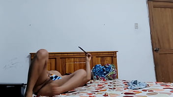 Sharing what my wife does when she's alone look at the end how she clenches that ass