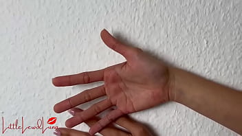 Hand fetish #1 cute asian gives you her 1st hand play beautiful long fingers