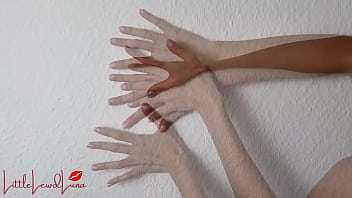 Hand fetish #1 cute asian gives you her 1st hand play beautiful long fingers