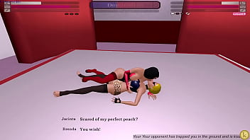 Jacinta vs brenda kinky fight club lesbian sexfight strap on