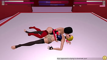 Jacinta vs brenda kinky fight club lesbian sexfight strap on