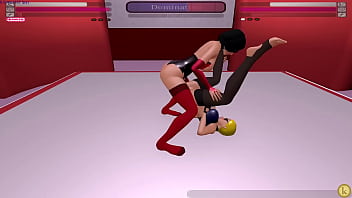 Jacinta vs brenda kinky fight club lesbian sexfight strap on