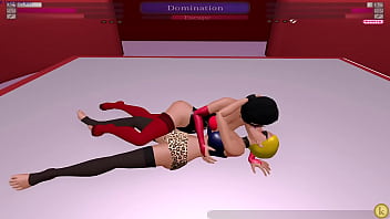 Jacinta vs brenda kinky fight club lesbian sexfight strap on