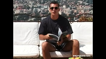 Adrienne klass gives two studs a blowjob before they give her a dp