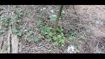 Girls jerk off in the forest