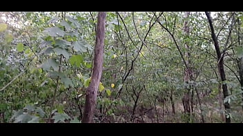 Girls jerk off in the forest