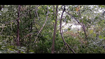 Girls jerk off in the forest