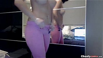 Brunette before going out