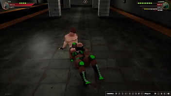 Jerle vs luchabelle nf3d mixed mma combat maledom