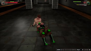 Jerle vs luchabelle nf3d mixed mma combat maledom