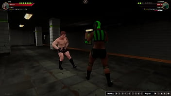 Jerle vs luchabelle nf3d mixed mma combat maledom