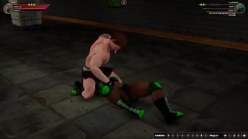 Jerle vs luchabelle nf3d mixed mma combat maledom