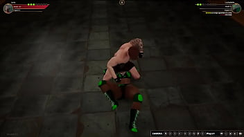 Jerle vs luchabelle nf3d mixed mma combat maledom