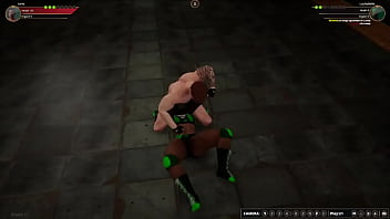 Jerle vs luchabelle nf3d mixed mma combat maledom